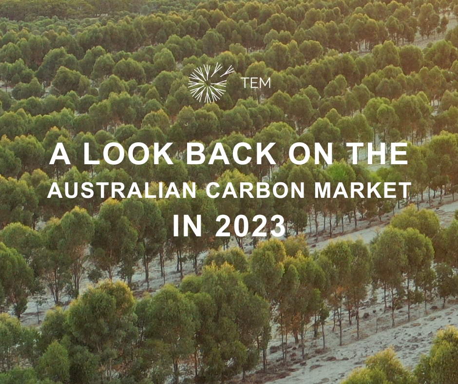 A look back on the Australian Carbon Market in 2023